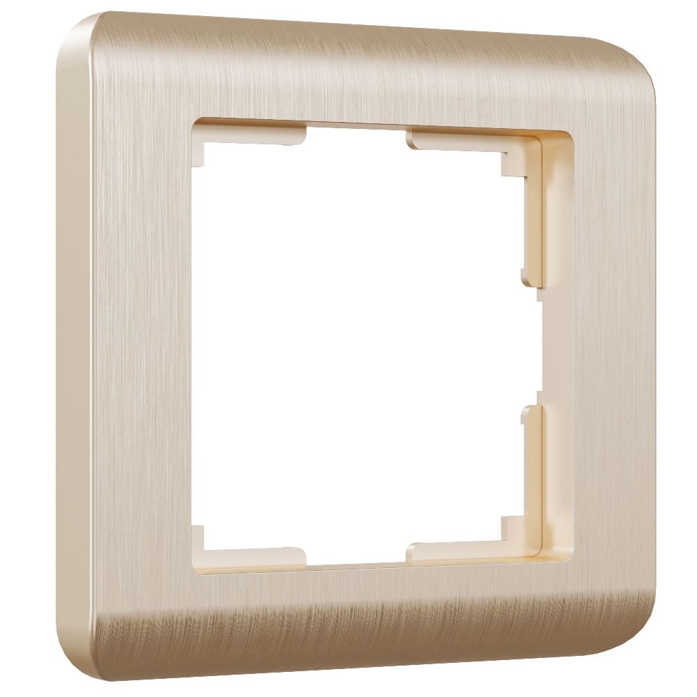 Рамка из поликарбоната Werkel Stream на 1 пост Шампань W0012111