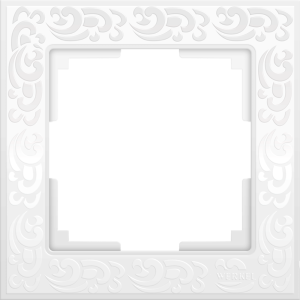 Рамка из поликарбоната Werkel Flock на 1 пост Белый W0012301