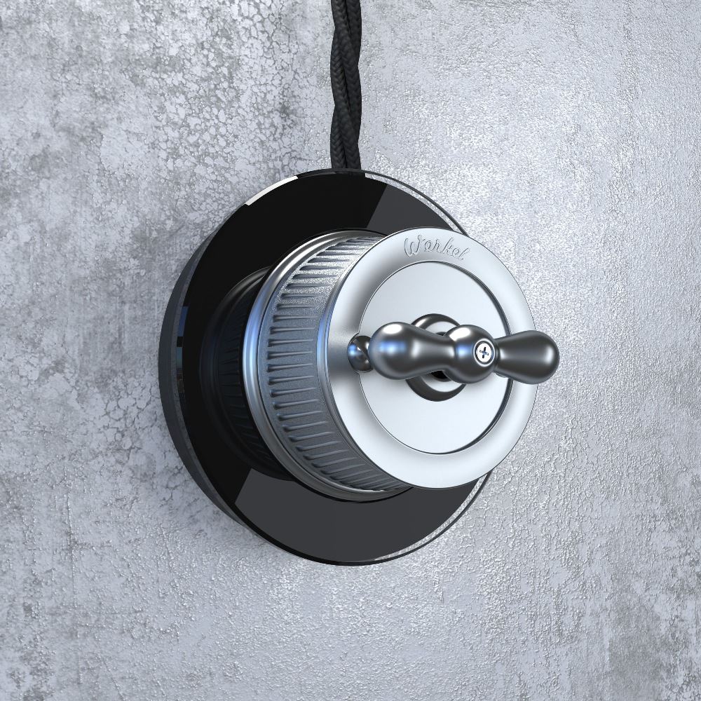 Рамка стеклянная Werkel на 1 пост Черный W0015108 — изображение 2