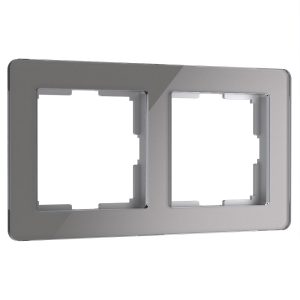 Рамка акриловая Werkel Acrylic на 2 поста Графит W0022704
