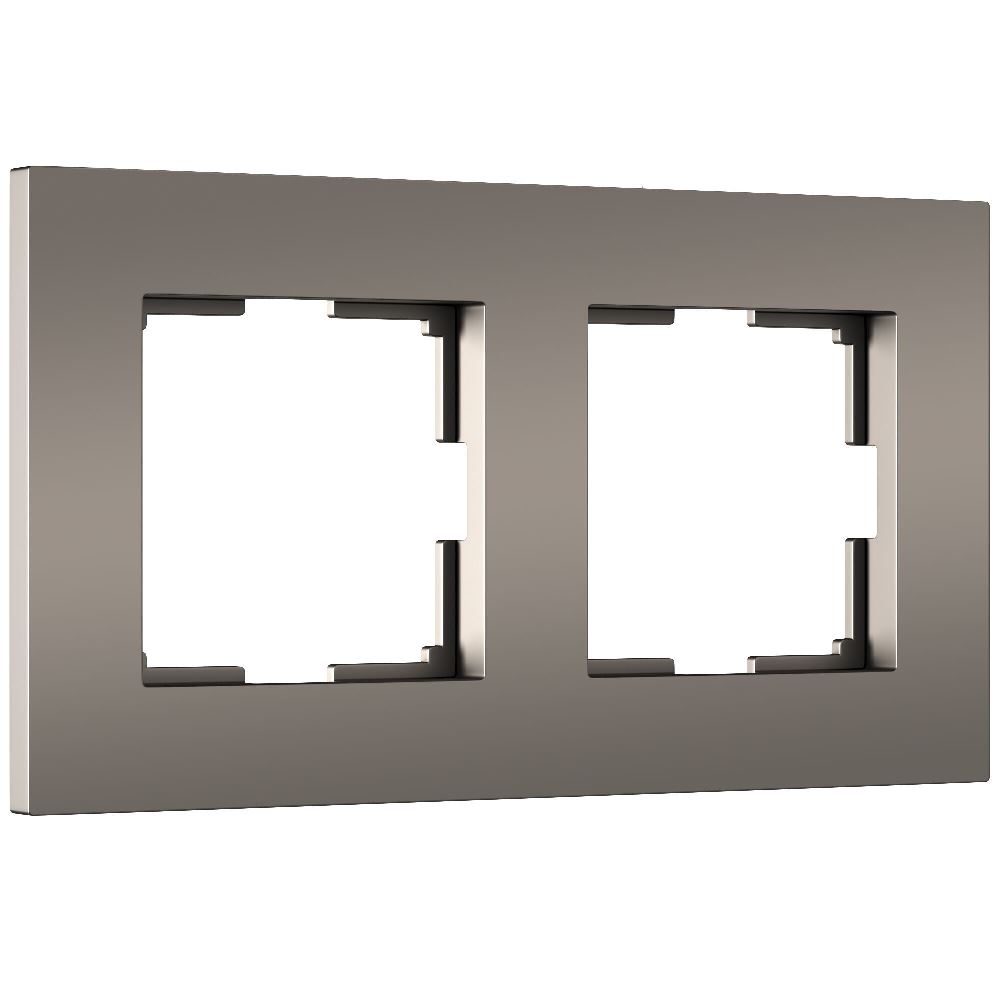 Рамка из поликарбоната Werkel Slab на 2 поста Бронза W0022963