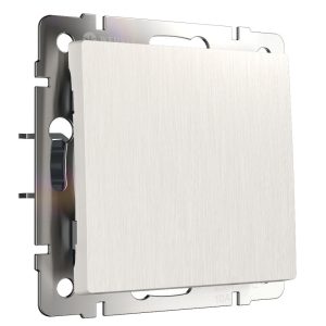 Выключатель одноклавишный встраиваемый проходной Werkel Перламутровый рифленый W1112013