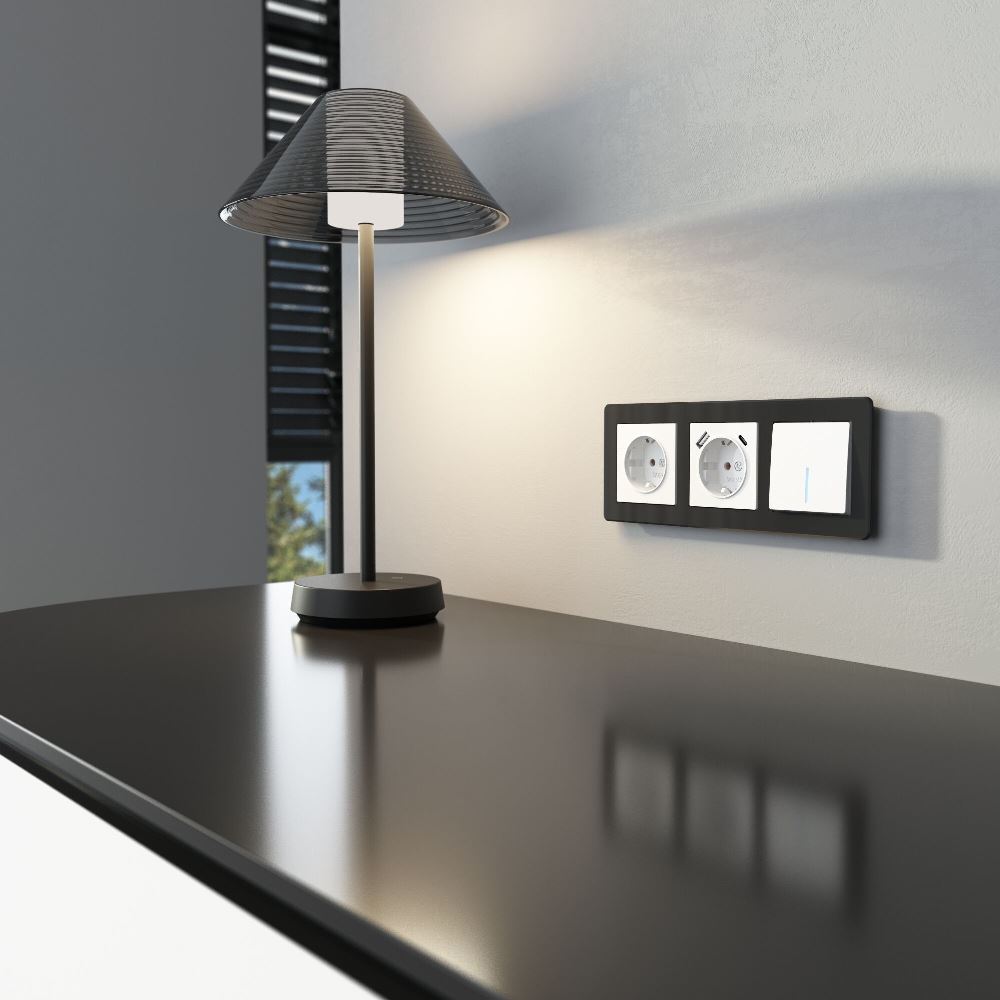 Выключатель одноклавишный встраиваемый проходной Werkel с подсветкой Белый W1112101 — изображение 2