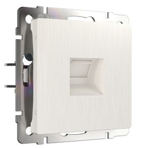 Розетка встраиваемая Ethernet Werkel RJ-45 Перламутровый рифленый W1181013