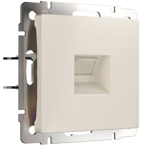 Розетка встраиваемая Ethernet Werkel RJ-45 Айвори матовый W1181062
