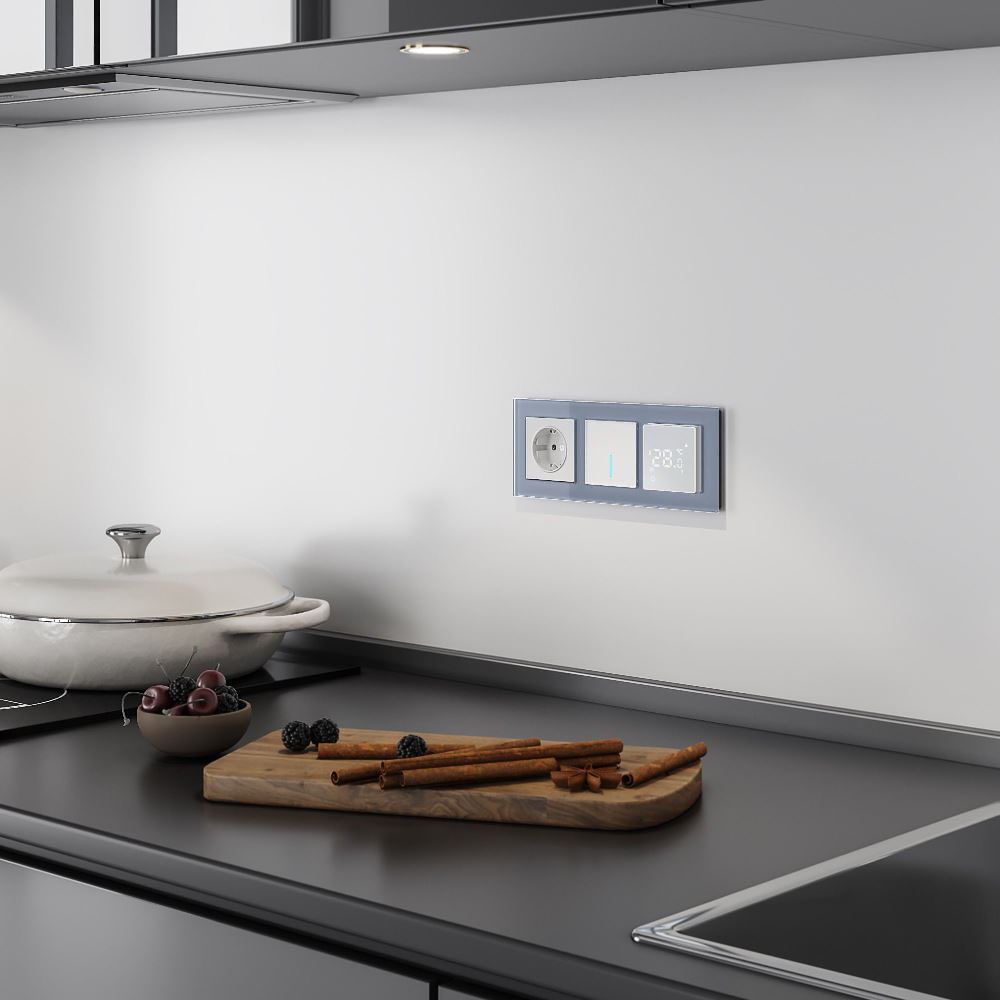 Выключатель одноклавишный встраиваемый сенсорный Werkel с Wifi Белый W4510601 — изображение 2