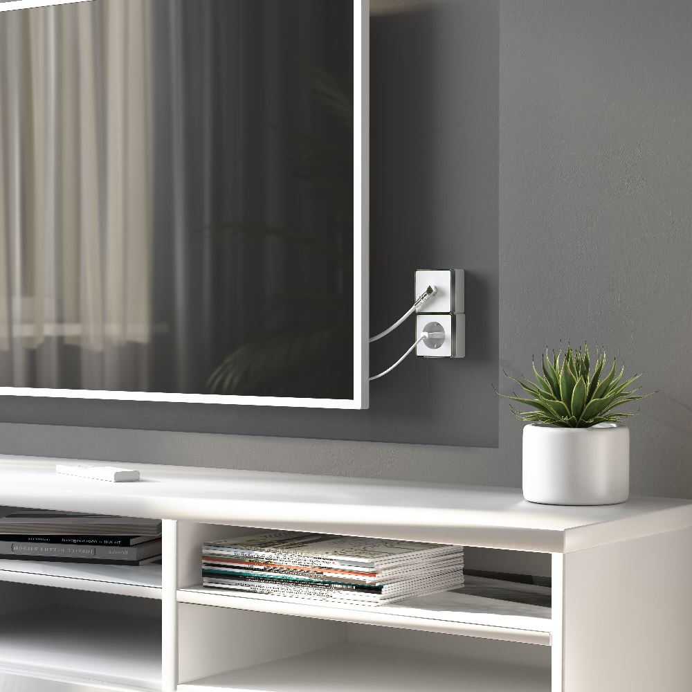 ТВ-розетка накладная оконечная Werkel Gallant Белый W5083001 — изображение 2