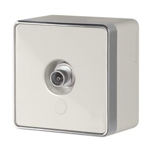 ТВ-розетка накладная оконечная Werkel Gallant Слоновая кость W5083003