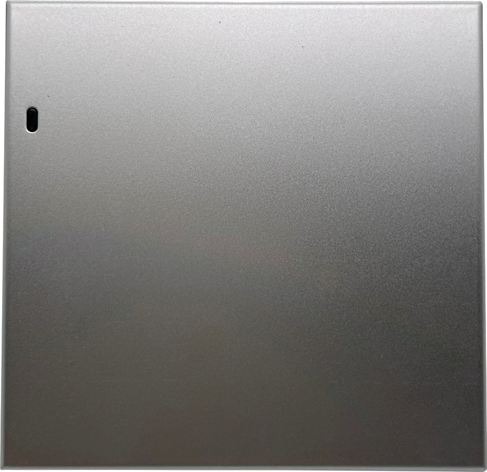 Выключатель одноклавишный встраиваемый Donel R98 Metal с подсветкой Благородная сталь DA03101-DA290ES — изображение 2