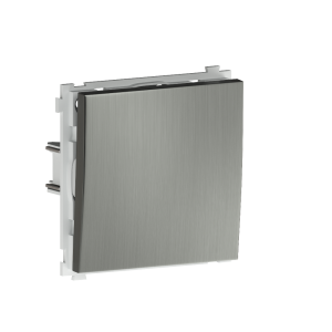 Выключатель одноклавишный встраиваемый Donel R98 Metal Никель DA10100-DA296NB