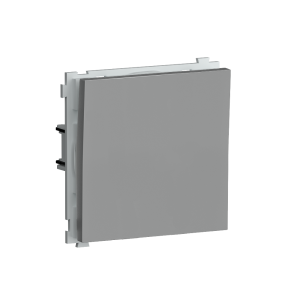 Выключатель одноклавишный встраиваемый проходной Donel R98 Алюминий матовый DA10600-DA29626