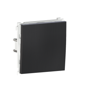 Выключатель одноклавишный встраиваемый проходной Donel R98 Metal Вороненая сталь DA10600-DA296GS