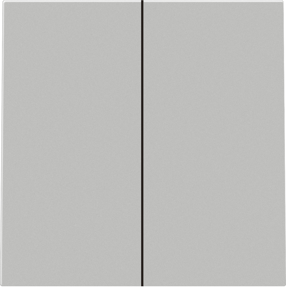 Выключатель двухклавишный встраиваемый перекрестный Donel R98 Серый матовый DA10900-DA29540 — изображение 2