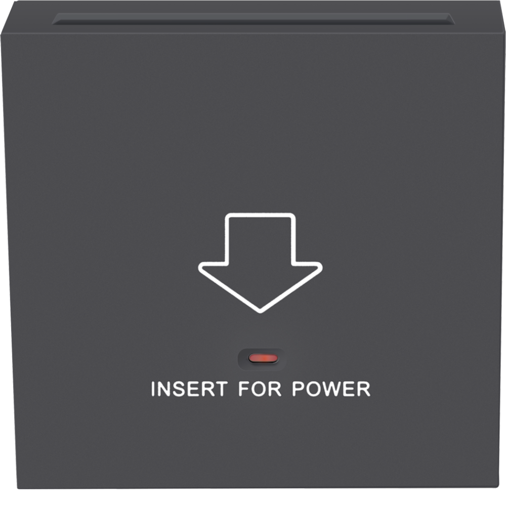 Выключатель электронный карточный встраиваемый Donel R98 Черный матовый DA14000-DA59028 — изображение 2