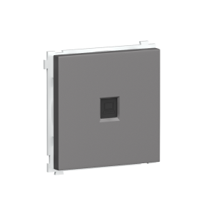 Розетка встраиваемая Ethernet Donel R98 RJ45 cat.6 Шоколад матовый DA16200-DA83942