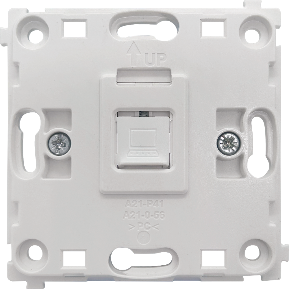 Розетка встраиваемая двойная Ethernet Donel R98 Алюминий матовый DA16300-DA83926 — изображение 3