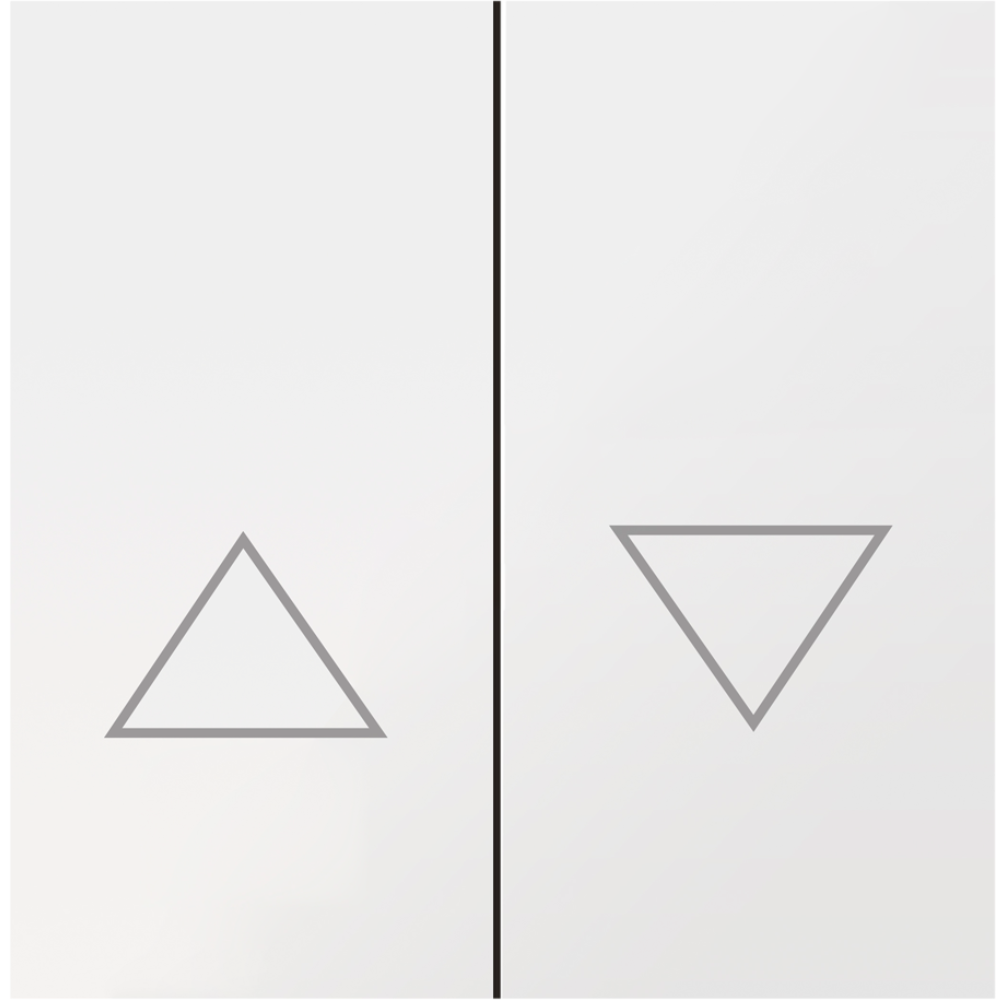 Выключатель жалюзи встраиваемый Donel R98 с блокировкой Белый глянцевый DA25800-DA29403 — изображение 2