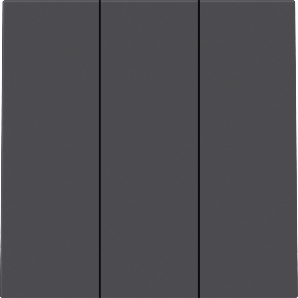 Выключатель трехклавишный встраиваемый Donel R98 Черный матовый DA28300-DA29328 — изображение 2