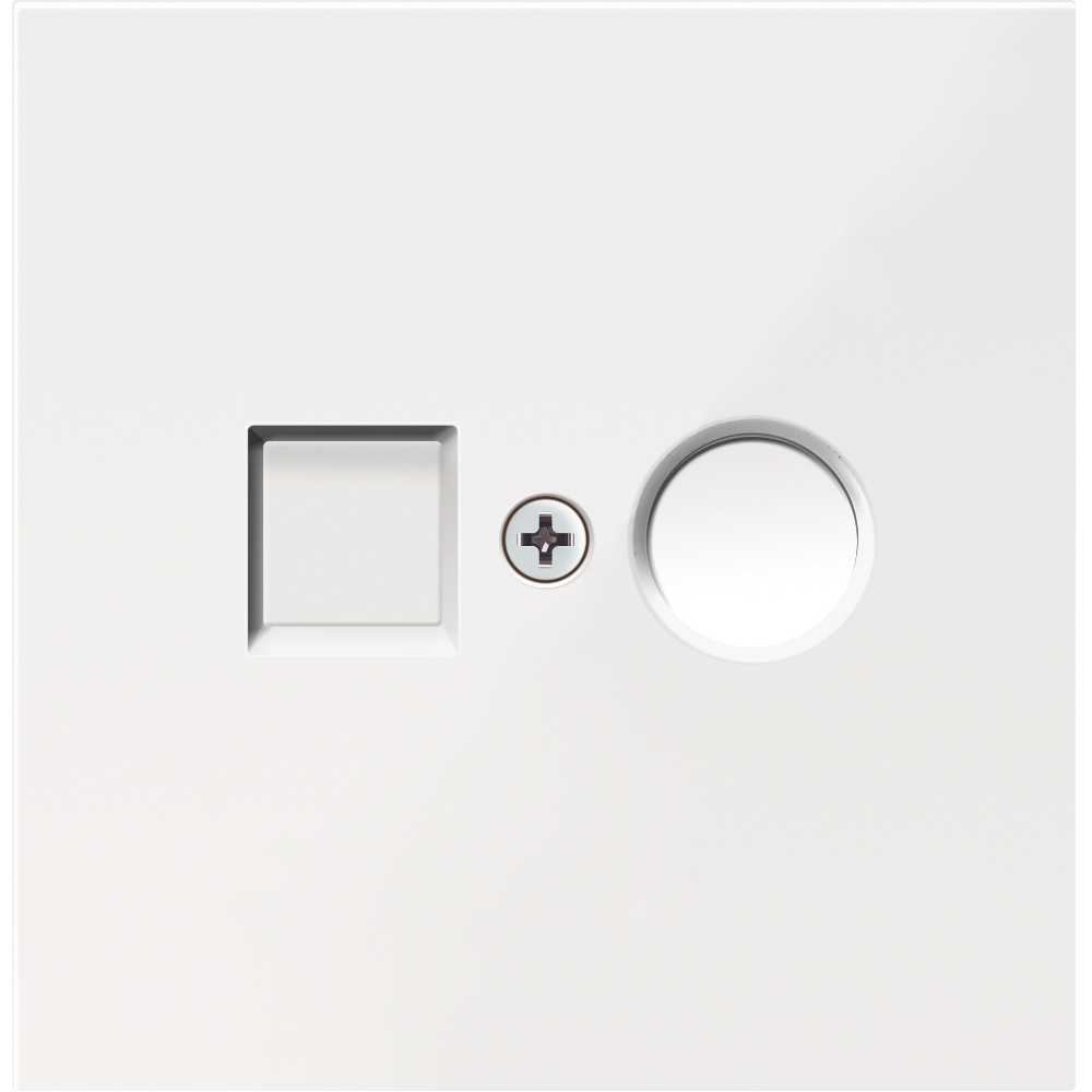 ТВ-розетка встраиваемая оконечная Donel R98 Белый глянцевый DA30100-DA87903 — изображение 2