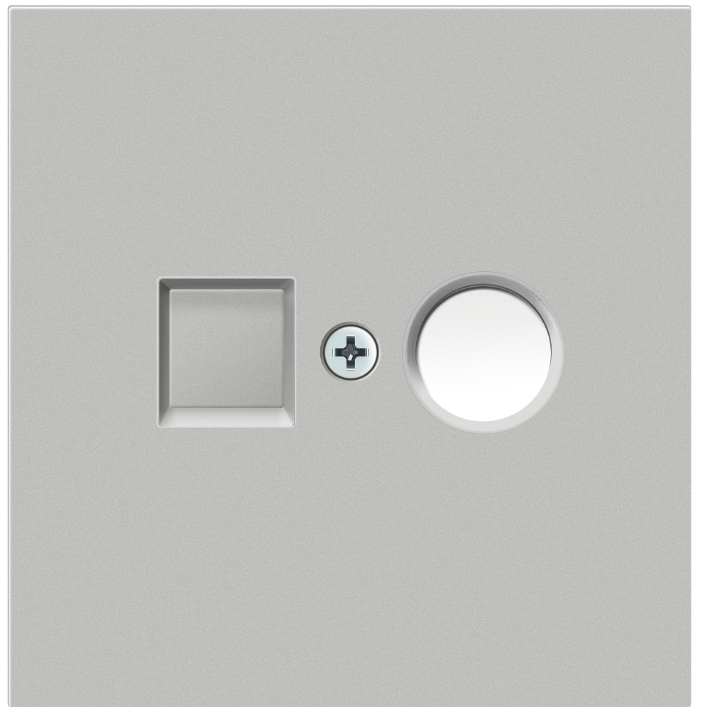 ТВ-розетка встраиваемая оконечная Donel R98 Серый матовый DA30100-DA87940 — изображение 2