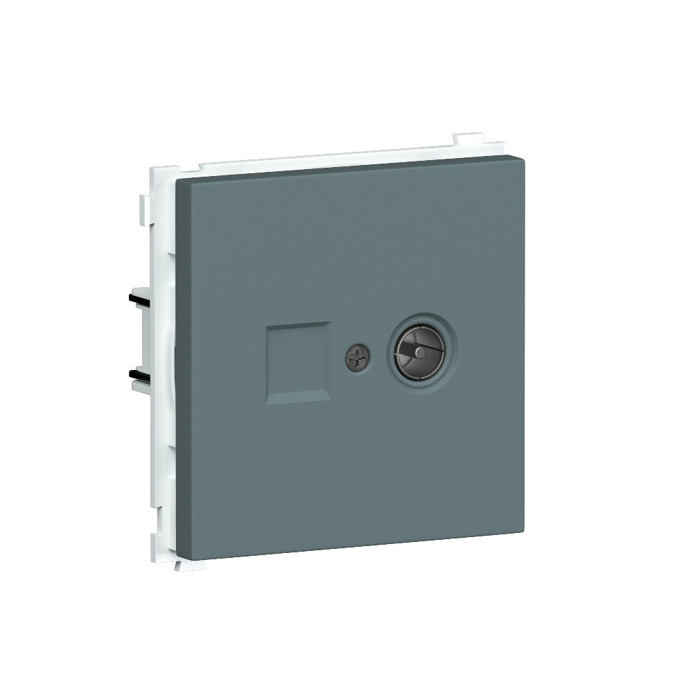 Розетка встраиваемая TV-SAT Donel R98 F-разъём Изумруд матовый DA30200-DA87939