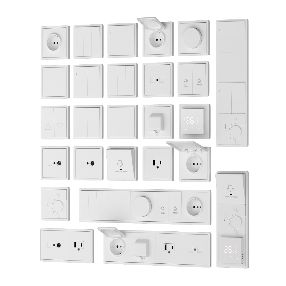 Рамка промежуточная Donel R98 для монтажа устройств Белый матовый DA40833 — изображение 2