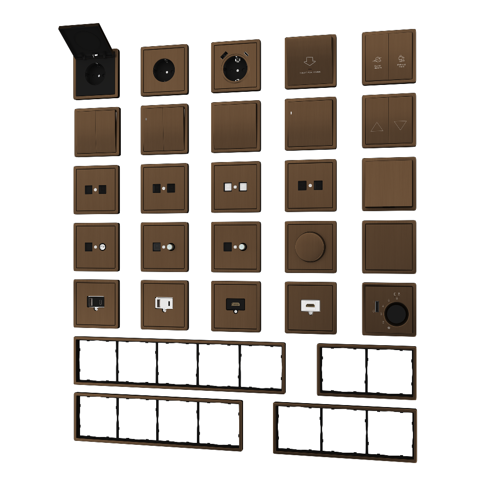 Диммер Donel R98 Metal Triac с доп. входом Латунь DDIM300LED-DA650ME — изображение 3