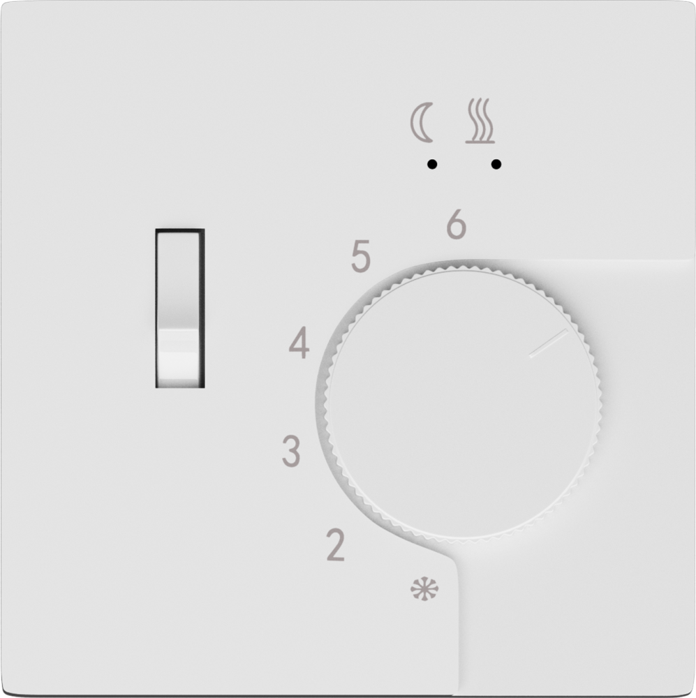 Терморегулятор механический Donel R98 с внешним датчиком пола Белый матовый DTEF231-DA14933 — изображение 2
