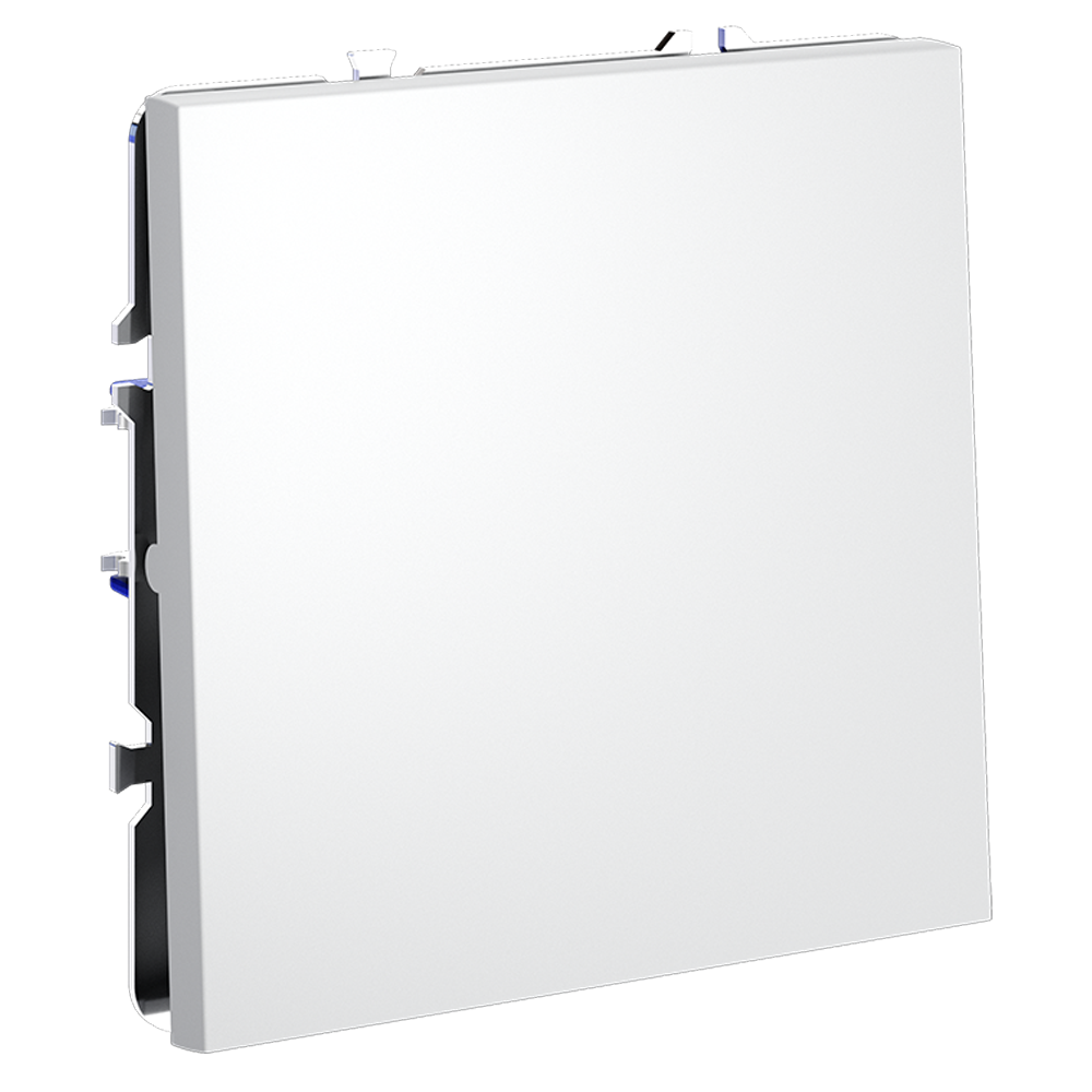 Выключатель одноклавишный встраиваемый проходной Voltum S70 Белый матовый VLS010302 — изображение 2