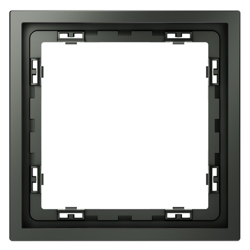 Рамка пластиковая Voltum S70 на 1 пост Титан глянцевый VLS100106