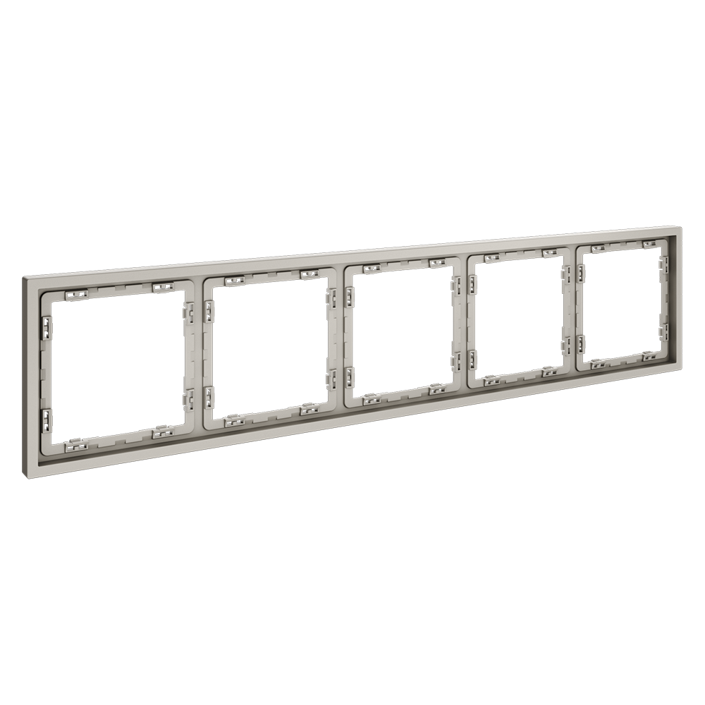 Рамка пластиковая Voltum S70 на 5 постов Кашемир глянцевый VLS100503 — изображение 2