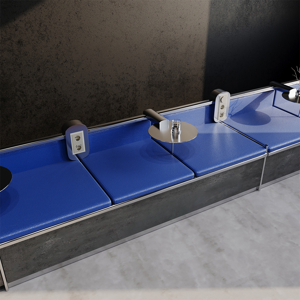 Рамка стеклянная Voltum S70 на 3 поста Шелк глянцевый VLS110304 — изображение 4