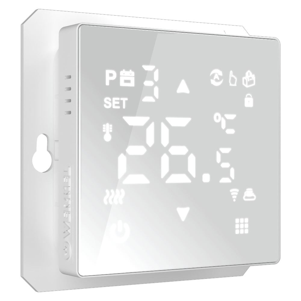 Умный сенсорный терморегулятор Werkel для теплого пола с Wifi Белый W1151201