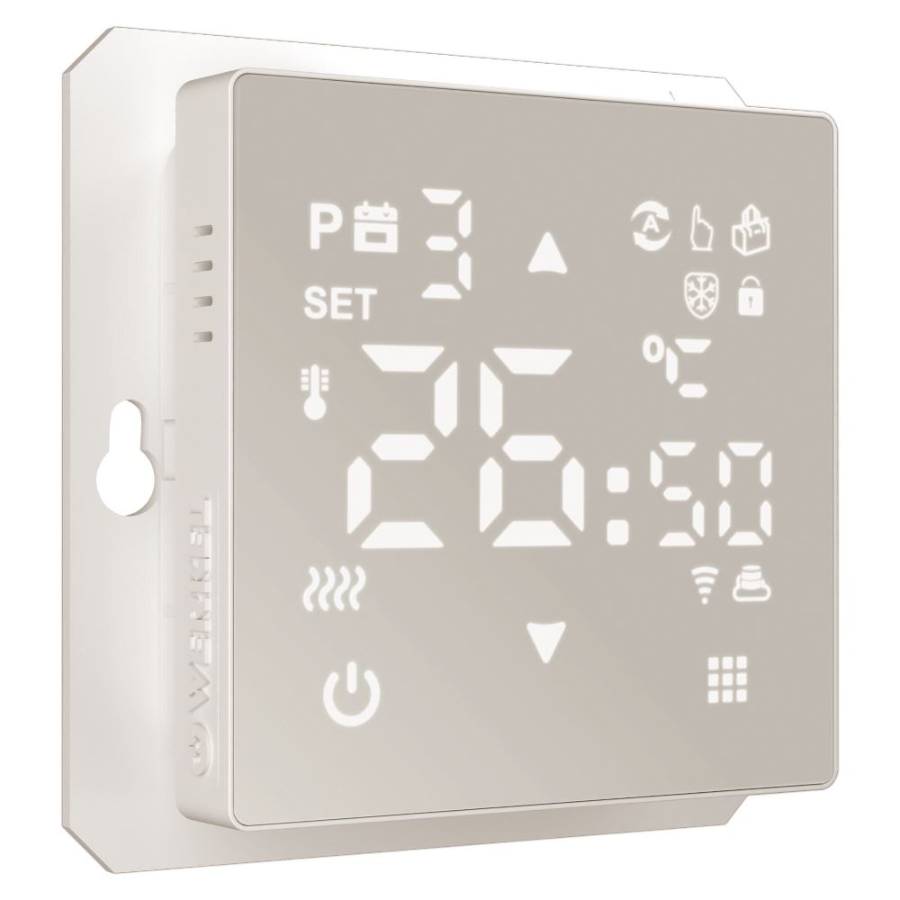 Умный сенсорный терморегулятор Werkel для теплого пола с Wifi Дымчатый W1151217