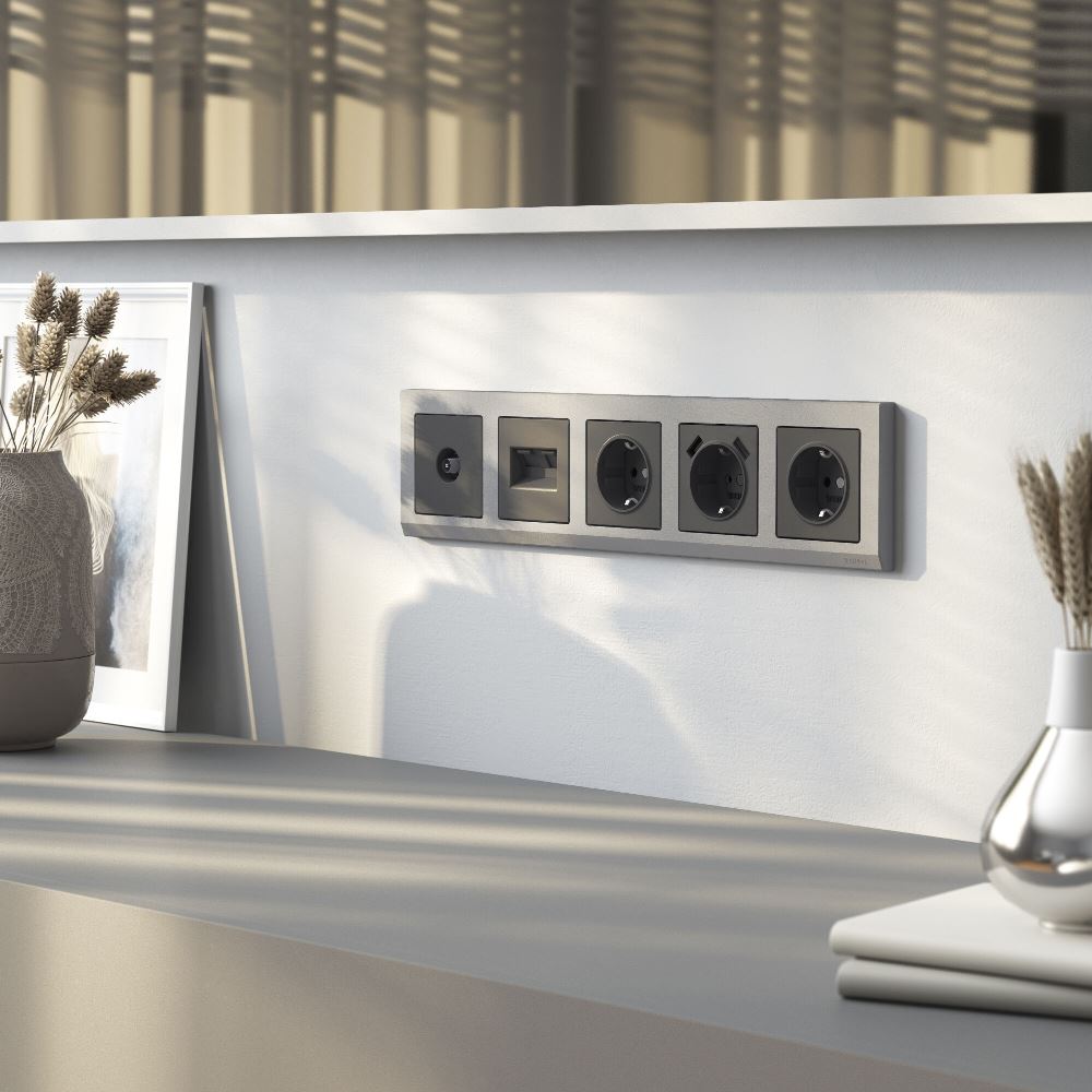 Накладка для розетки Werkel USB Графит матовый W1179564 — изображение 2