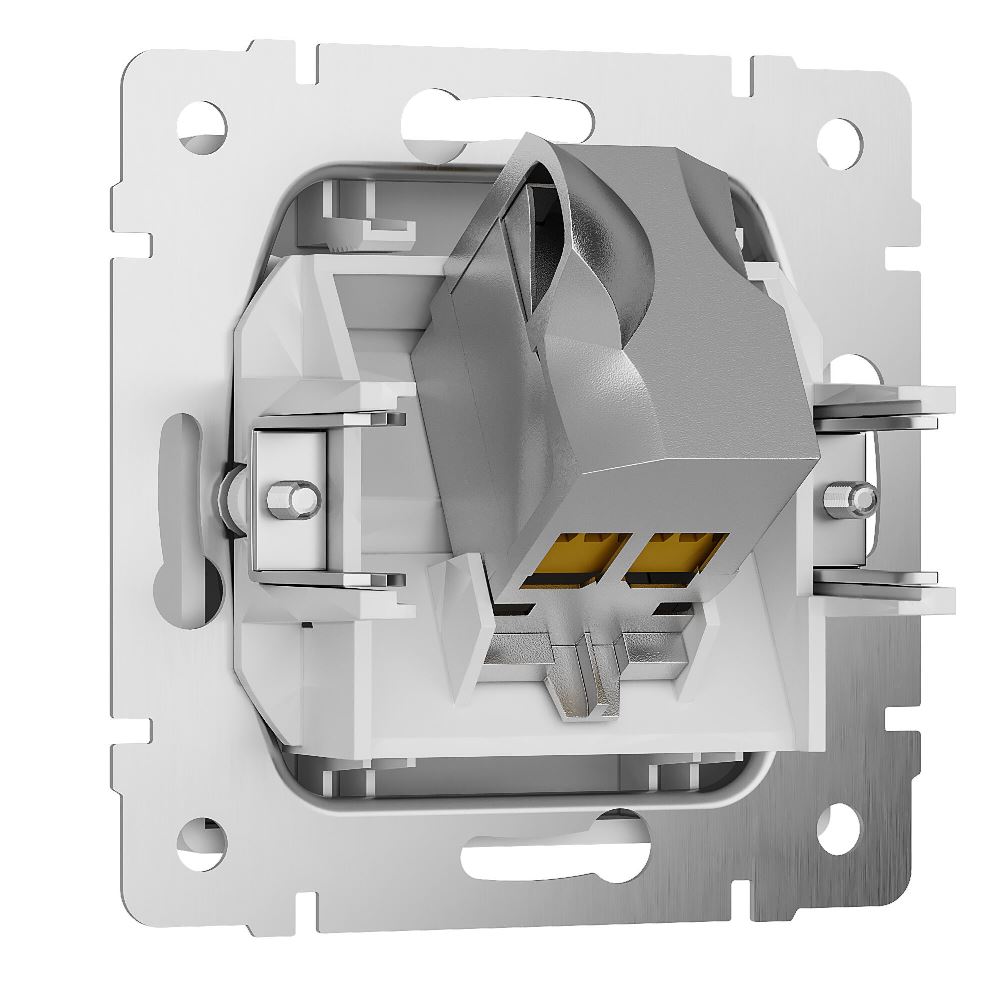 Розетка встраиваемая Ethernet Werkel RJ-45 cat. 6A экранированная Белый W5120101 — изображение 3